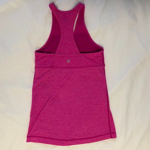Lululemon Deep V Tank Heathered Paris Pink - Picture 8 of 8